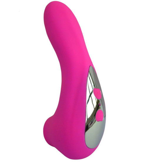 Vibromasseur rose avec 20 programmes de vibration et stimulation clitoridien à membrane picots USB - CR-CAV013